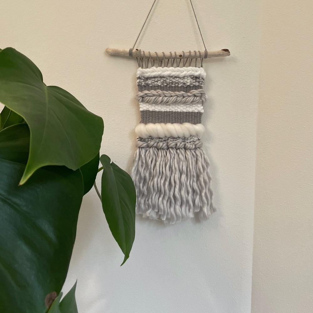 Small Handmade Woven Wall Hanging